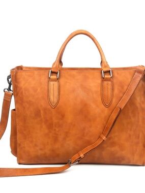 NWT Old Trend Monte Leather Tote in Chestnut